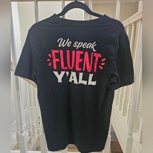 Jack by BB Dakota Black Tee with Red Accents